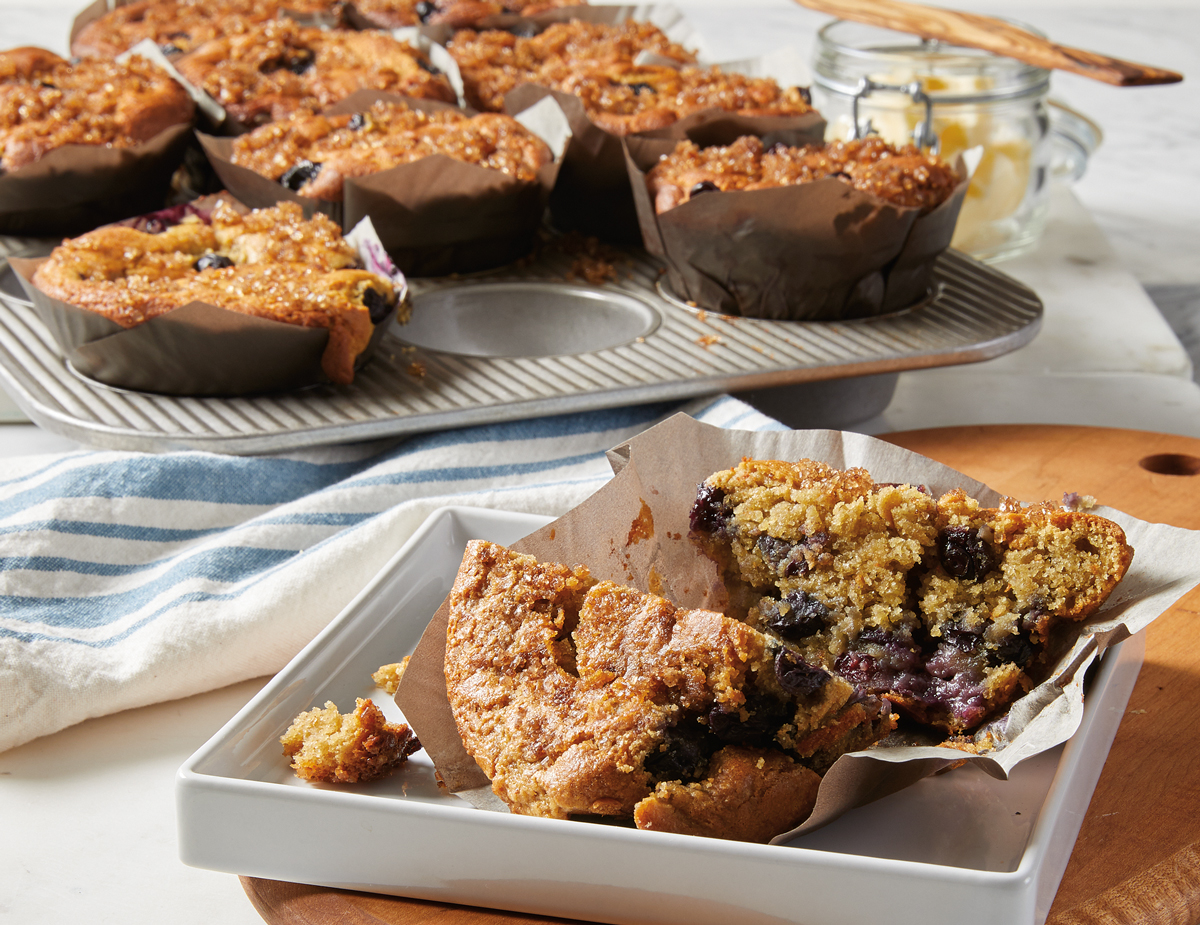 Gluten-Free Blueberry Avocado Muffin