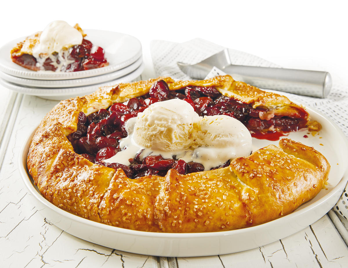 Cherry-Citrus-Galette