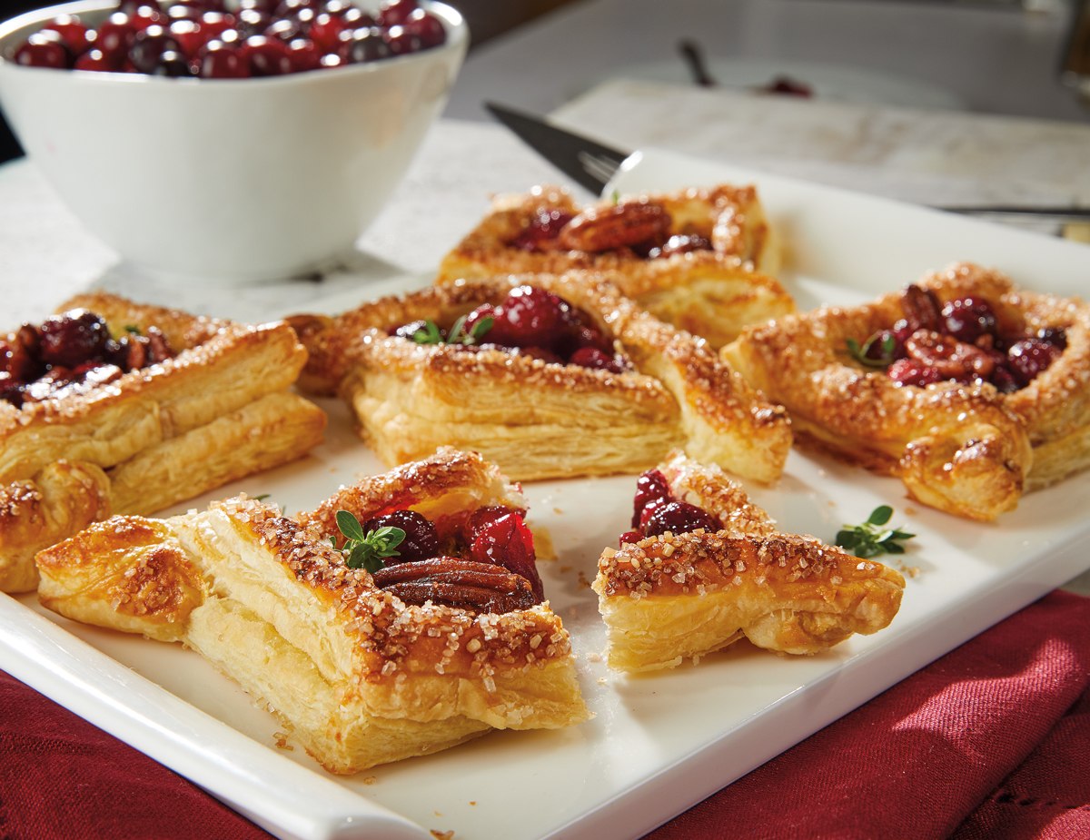 Cranberry Brie Tarts