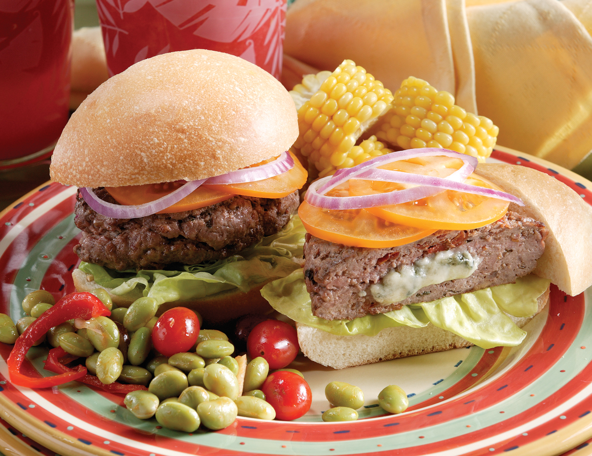 Echo Mountain Blue Cheese Burgers