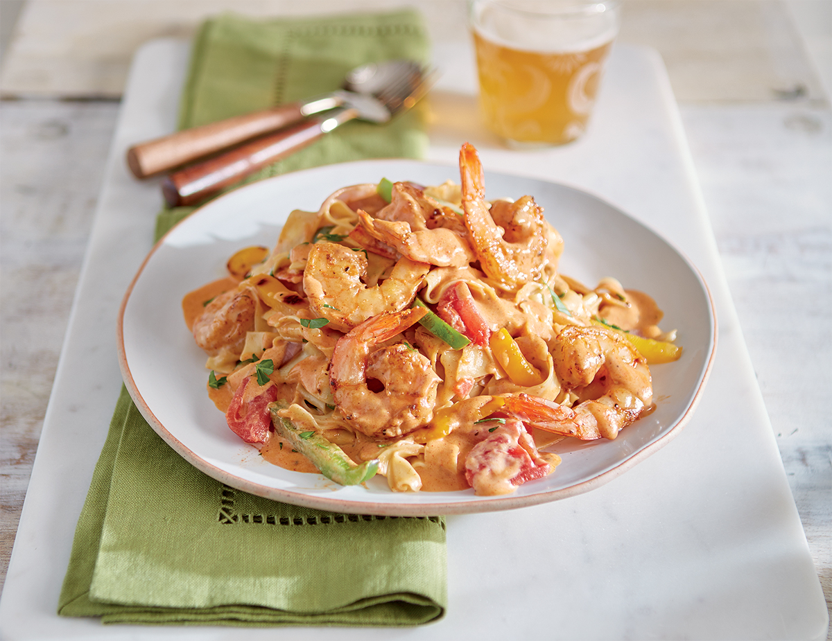 Prawn Cajun Shrimp Pasta