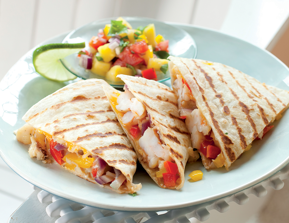 Seafood Quesadillas Scallops