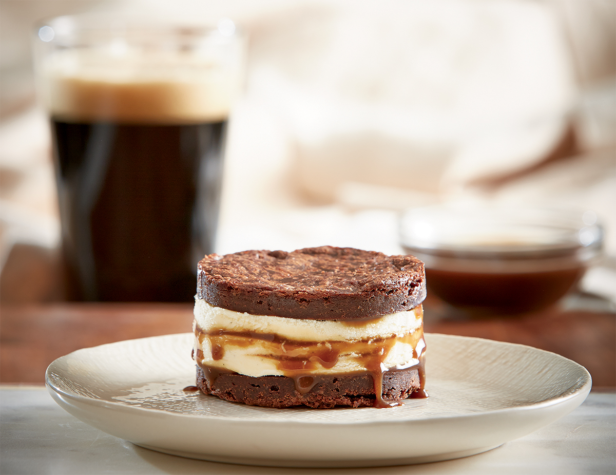 Stout Brownie Ice Cream Sandwich