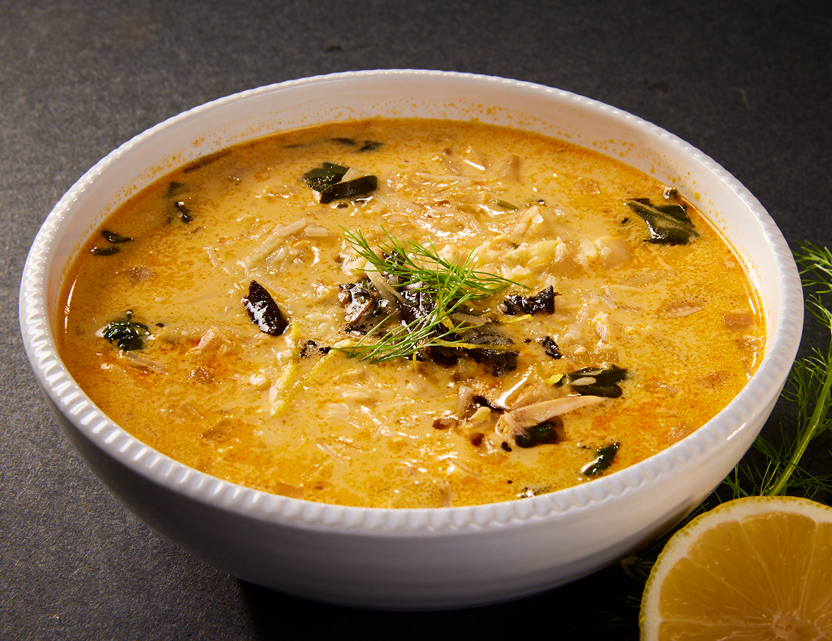 Lemon & Fennel Orzo Soup