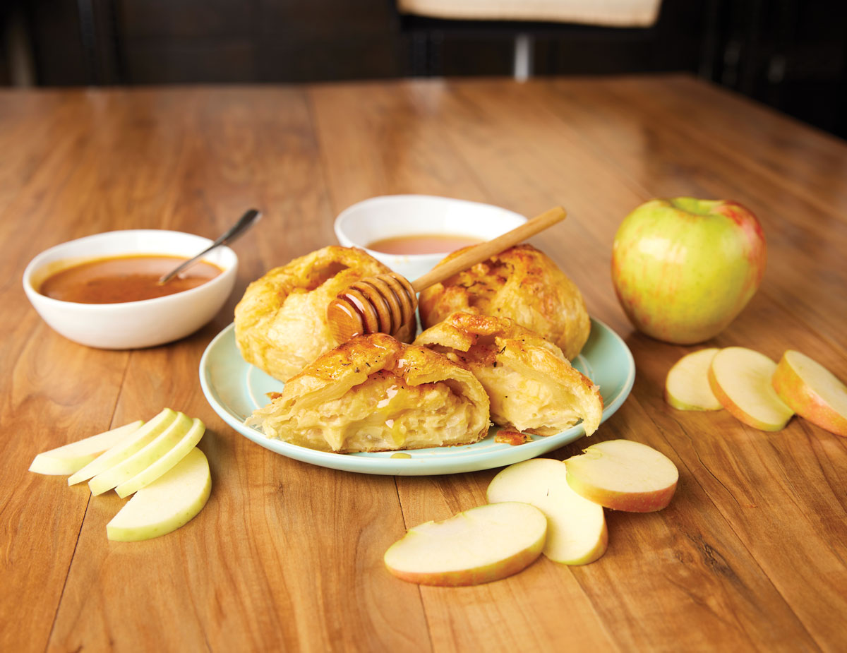 Honey, Cider and Sauerkraut Knish